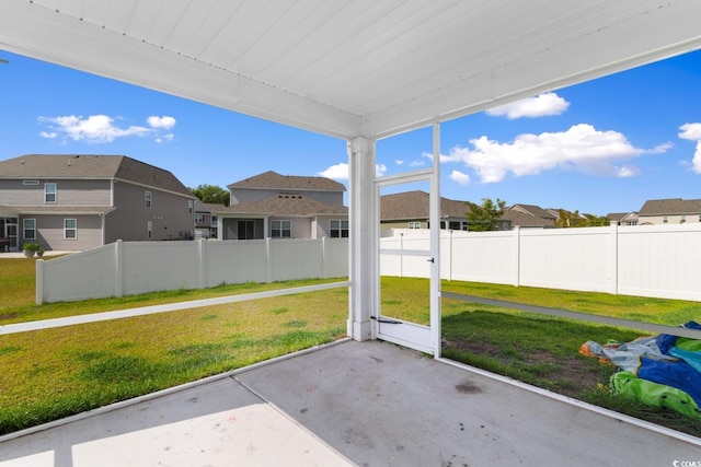 490 Calhoun Falls Dr, Myrtle Beach, SC 29579 - unfurnished sunroom with a residential view