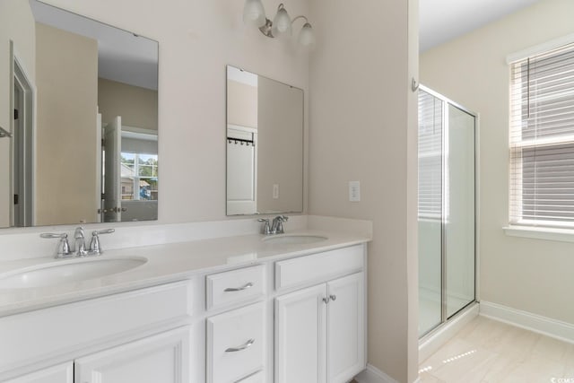 490 Calhoun Falls Dr, Myrtle Beach, SC 29579 - full bath featuring a stall shower and double vanity