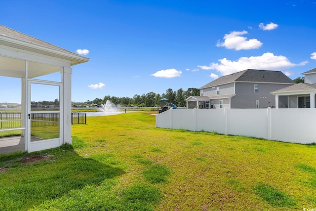 490 Calhoun Falls Dr, Myrtle Beach, SC 29579 - view of yard with a water view
