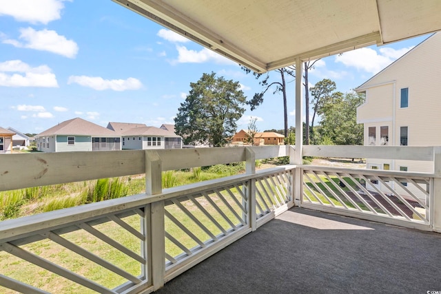 1100 Possum Trot Rd Unit F218, North Myrtle Beach, SC 29582 - balcony featuring a residential view