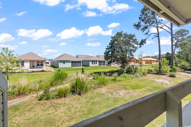 1100 Possum Trot Rd Unit F218, North Myrtle Beach, SC 29582 - view of green lawn featuring a residential view
