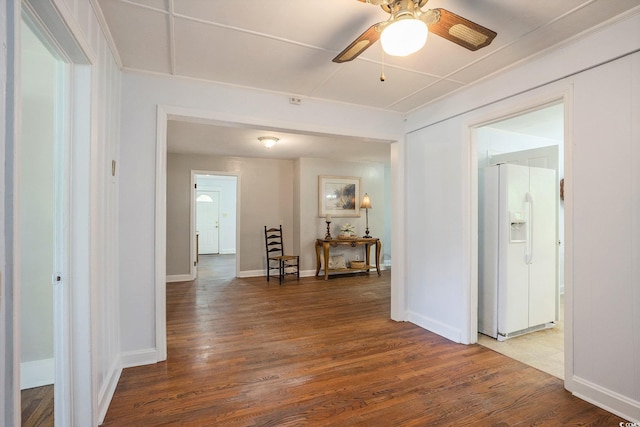 602 3rd Ave N, Myrtle Beach, SC 29577 - hallway with wood finished floors