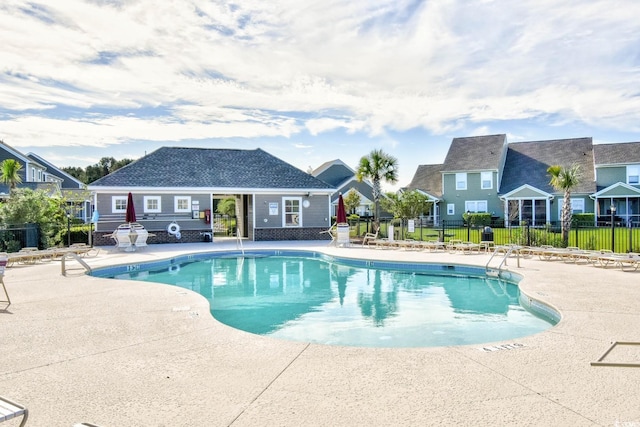6172 Catalina Dr Unit 113, North Myrtle Beach, SC 29582 - community pool with a patio and a residential view