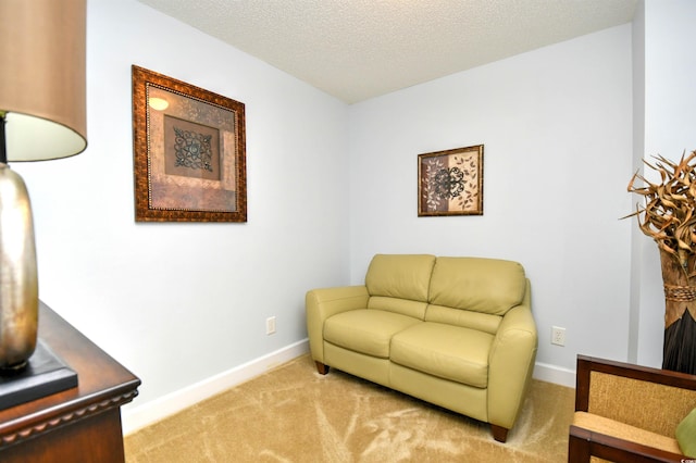 6172 Catalina Dr Unit 113, North Myrtle Beach, SC 29582 - living area with carpet flooring and a textured ceiling