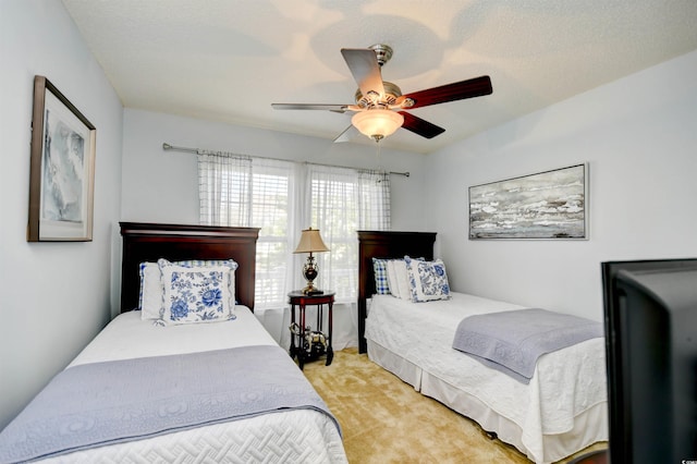 6172 Catalina Dr Unit 113, North Myrtle Beach, SC 29582 - bedroom featuring carpet floors and a ceiling fan