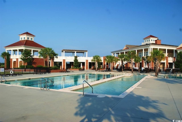 607 Boone Hall Dr, Myrtle Beach, SC 29579 - community pool featuring a patio