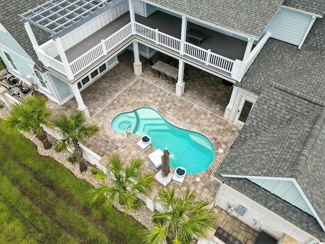 607 Boone Hall Dr, Myrtle Beach, SC 29579 - outdoor pool featuring a patio area