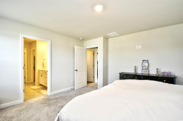 2325 Copper Creek Loop, Longs, SC 29568 - bedroom featuring light colored carpet and connected bathroom