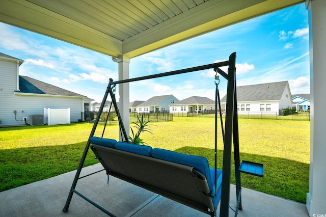 2325 Copper Creek Loop, Longs, SC 29568 - fenced backyard with a patio area and a residential view