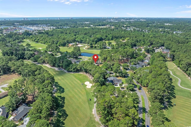 3975 River Hills Dr, Little River, SC 29566 - aerial overview of property's location with a golf club