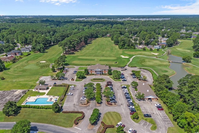 3975 River Hills Dr, Little River, SC 29566 - aerial overview of property's location with a large body of water and a golf club