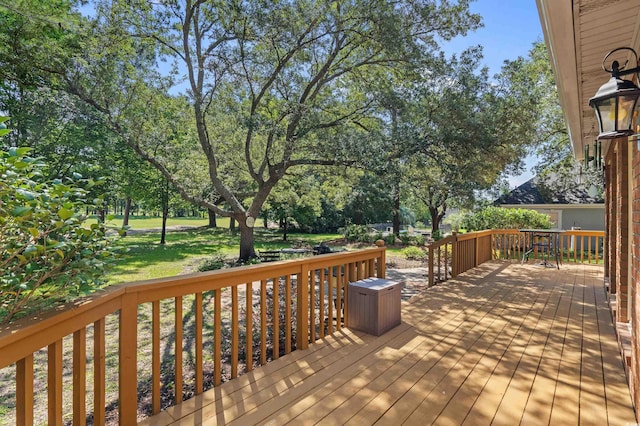 3975 River Hills Dr, Little River, SC 29566 - view of wooden terrace