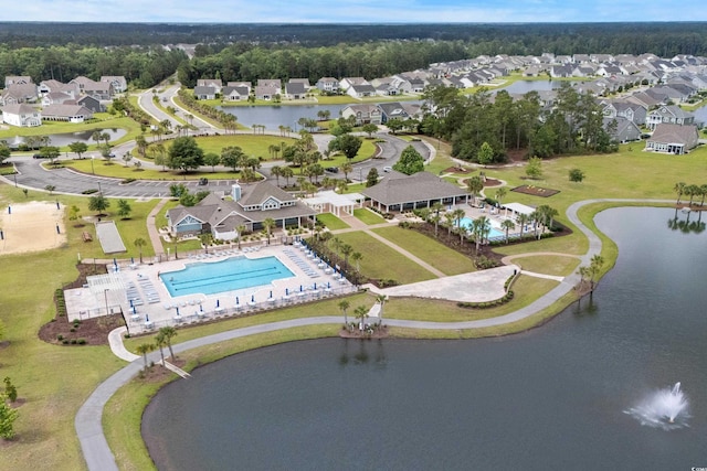 4881 Hopespring St, Myrtle Beach, SC 29579 - aerial overview of property's location with nearby suburban area and a large body of water