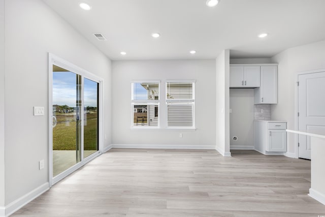 4881 Hopespring St, Myrtle Beach, SC 29579 - unfurnished dining area featuring recessed lighting and light wood-style floors