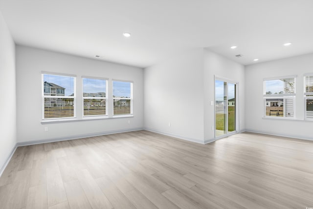 4881 Hopespring St, Myrtle Beach, SC 29579 - spare room with plenty of natural light, light wood-style flooring, and recessed lighting
