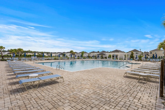 4881 Hopespring St, Myrtle Beach, SC 29579 - community pool with a patio and a residential view