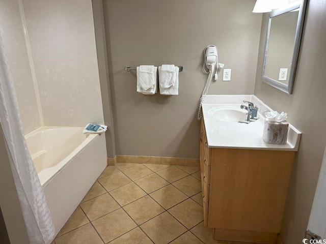 3601 N Ocean Blvd Unit 1139, North Myrtle Beach, SC 29582 - bathroom featuring tile patterned flooring and vanity