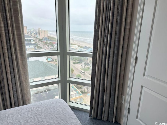 3601 N Ocean Blvd Unit 1139, North Myrtle Beach, SC 29582 - carpeted bedroom featuring a water view