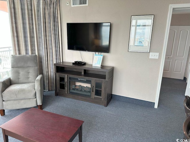 3601 N Ocean Blvd Unit 1139, North Myrtle Beach, SC 29582 - living area with carpet