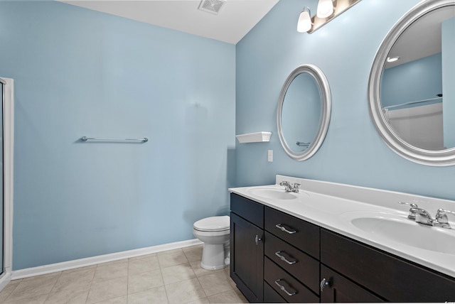 156 Parmelee Dr Unit D, Murrells Inlet, SC 29576 - bathroom featuring double vanity and tile patterned flooring