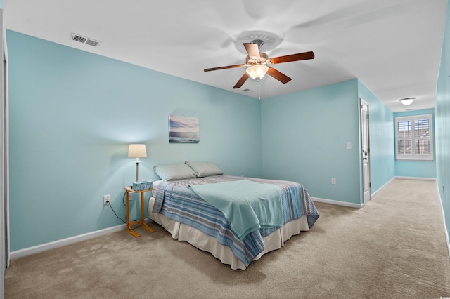 156 Parmelee Dr Unit D, Murrells Inlet, SC 29576 - carpeted bedroom featuring baseboards and a ceiling fan