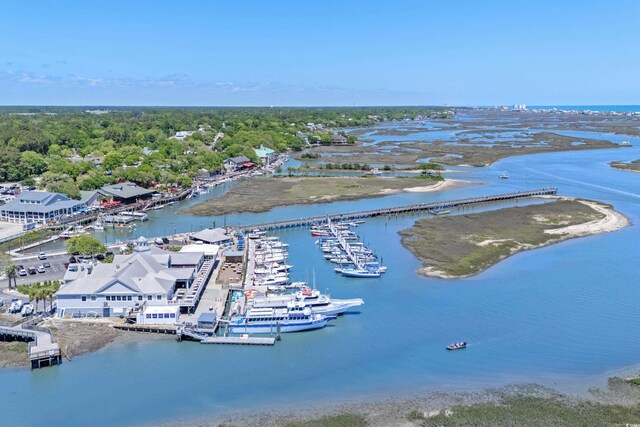 156 Parmelee Dr Unit D, Murrells Inlet, SC 29576 - bird's eye view of a large body of water