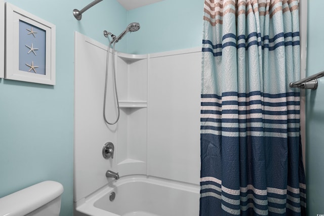 156 Parmelee Dr Unit D, Murrells Inlet, SC 29576 - full bath with shower / bath combo with shower curtain and toilet