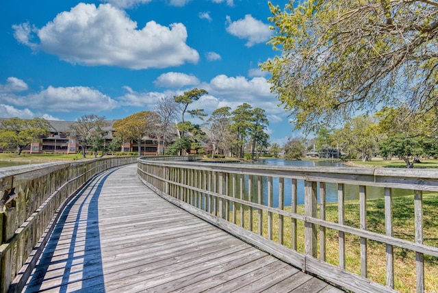 824 Castleford Cir Unit 7C, Myrtle Beach, SC 29572 - dock area featuring a water view