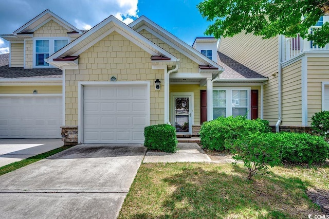 100 Culpepper Way Unit 1002, Myrtle Beach, SC 29579 - townhome / multi-family property featuring concrete driveway, a shingled roof, and a garage