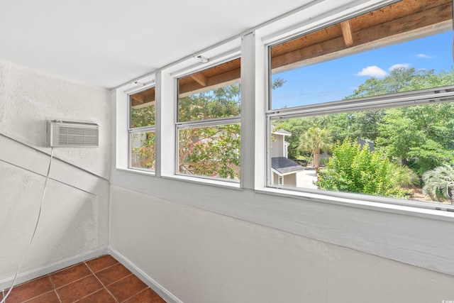 310 74th Ave N Unit 7, Myrtle Beach, SC 29572 - unfurnished sunroom with plenty of natural light and a wall mounted AC