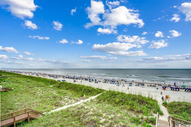 2450 Marsh Glen Dr Unit 112, North Myrtle Beach, SC 29582 - water view featuring nearby beach