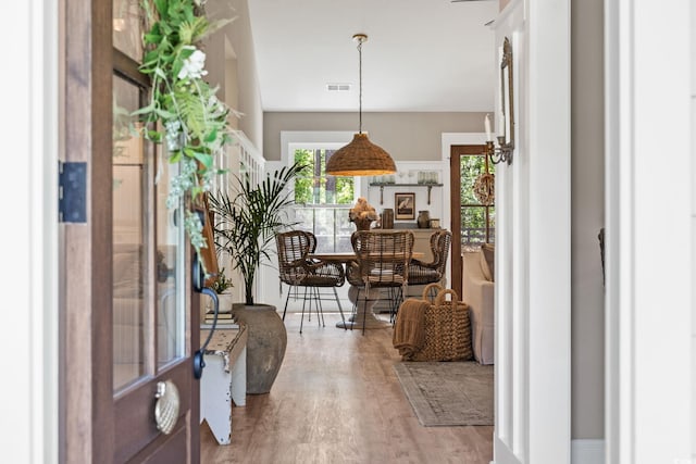 589 Boundaryline Dr NW, Calabash, NC 28467 - foyer entrance featuring wood finished floors