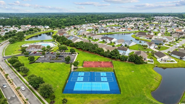 138 Copper Leaf Dr, Myrtle Beach, SC 29588 - aerial view of residential area featuring a large body of water