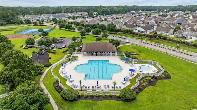 138 Copper Leaf Dr, Myrtle Beach, SC 29588 - aerial view of a pool
