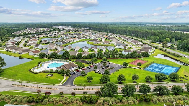 138 Copper Leaf Dr, Myrtle Beach, SC 29588 - aerial view of a nearby body of water and a pool