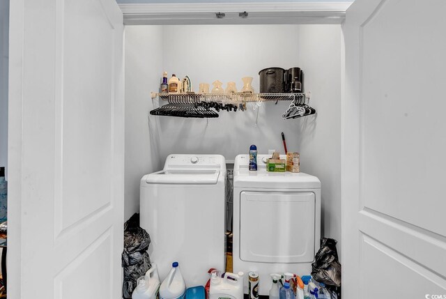 1857 Culbertson Ave Unit 1857, Myrtle Beach, SC 29577 - laundry room featuring separate washer and dryer