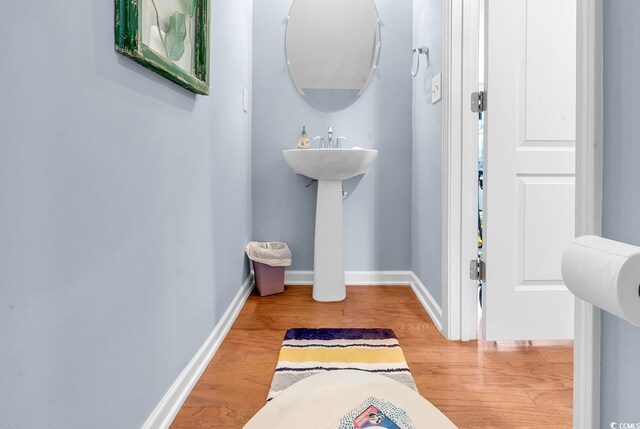 1857 Culbertson Ave Unit 1857, Myrtle Beach, SC 29577 - bathroom with wood finished floors and baseboards