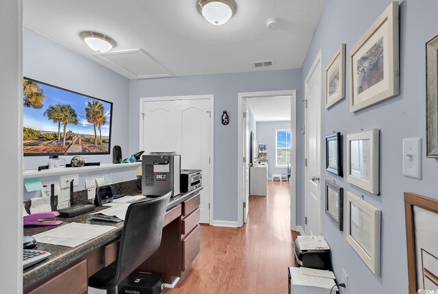 1857 Culbertson Ave Unit 1857, Myrtle Beach, SC 29577 - office space with light wood-style flooring and baseboards