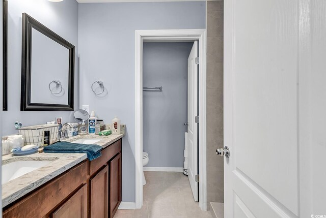 1857 Culbertson Ave Unit 1857, Myrtle Beach, SC 29577 - full bath with double vanity and tile patterned flooring