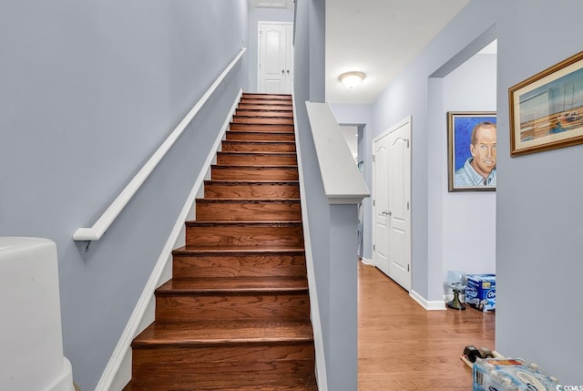 1857 Culbertson Ave Unit 1857, Myrtle Beach, SC 29577 - stairway with wood finished floors and baseboards