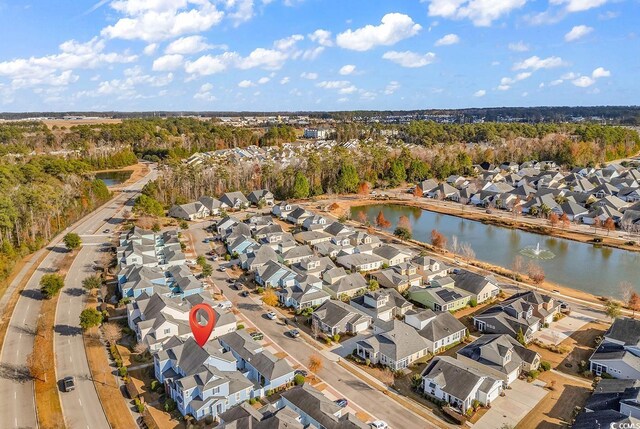 1857 Culbertson Ave Unit 1857, Myrtle Beach, SC 29577 - aerial overview of property's location with nearby suburban area and a nearby body of water