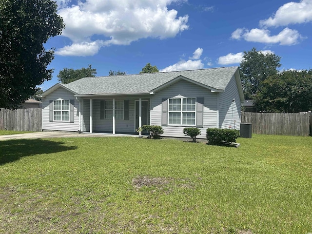 706 Jamie Ln, Conway, SC 29526 - back of house featuring a shingled roof and covered porch