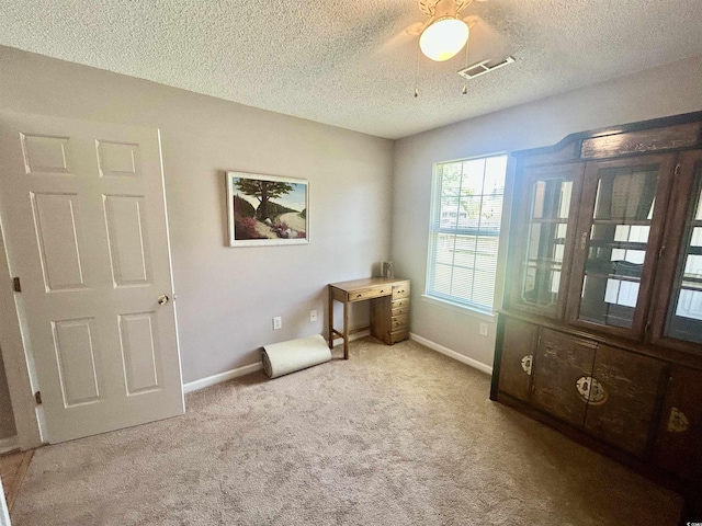 706 Jamie Ln, Conway, SC 29526 - unfurnished room featuring carpet flooring, a textured ceiling, and a ceiling fan