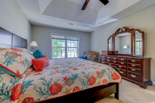 4355 Rivergate Ln Unit F, Little River, SC 29566 - carpeted bedroom with a ceiling fan
