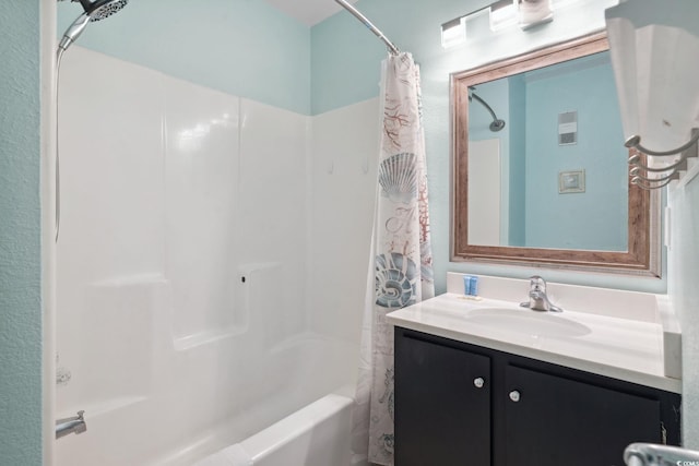 1011 S Ocean Blvd Unit 301, North Myrtle Beach, SC 29582 - full bath with shower / tub combo and vanity