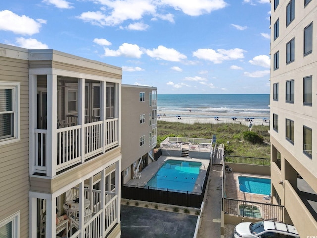 1011 S Ocean Blvd Unit 301, North Myrtle Beach, SC 29582 - community pool with a water view