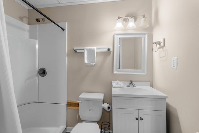 6301 N Ocean Blvd Unit 2B, North Myrtle Beach, SC 29582 - full bath with a shower and vanity