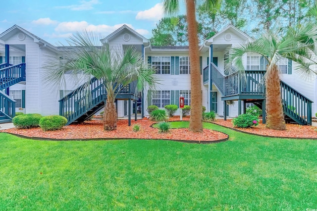 850 Fairway Dr Unit 904Ee, Longs, SC 29568 - view of front of home with stairs and a front yard