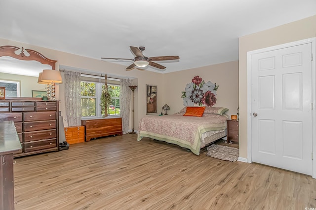 189 Aspen Loop, Pawleys Island, SC 29585 - bedroom featuring wood finished floors and ceiling fan