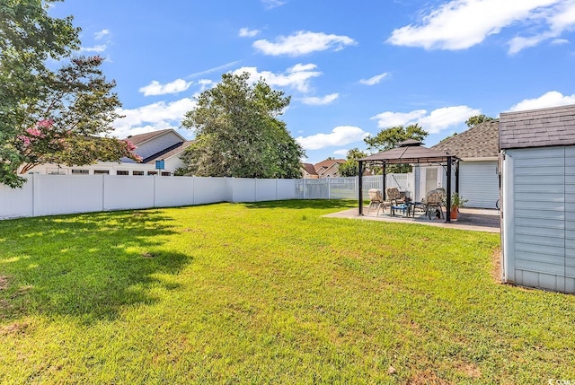 3907 Stillwood Dr, Myrtle Beach, SC 29588 - view of yard featuring a patio and a gazebo